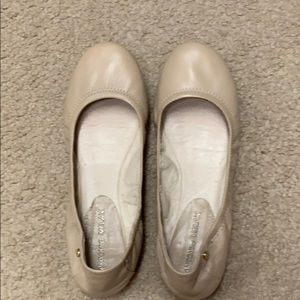 Cream ballet flats